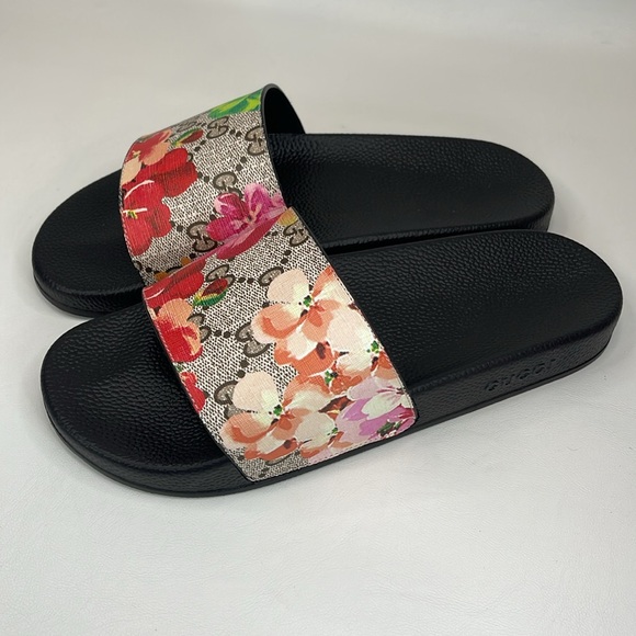 GG Blooms Supreme Slide Sandal Size 43 - Picture 2 of 4